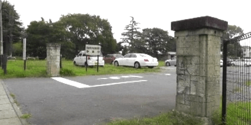 門柱・塀の跡の現況